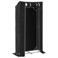 vidaXL Stovas malkoms su apdangalu nuo lietaus, 100x40x200cm