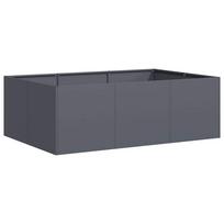 vidaXL Lovelis, antracito spalvos, 120x80x40cm, plienas