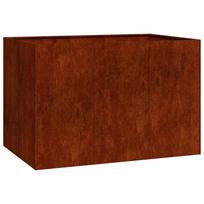 vidaXL Lovelis, rūdžių, 120x80x80cm, oro sąlygoms atsparus plienas