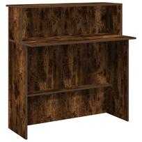 vidaXL Registratūra, dūminio ąžuolo, 100x50x103,5 cm, apdirbta mediena