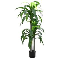 vidaXL Dirbtinis dracenos medis, žalios spalvos, 180cm, 36 lapai