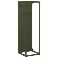 vidaXL Malkų lentyna Olive Green 25x25x80 cm Šaltai valcuotas plienas