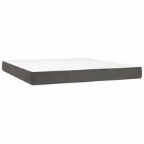 vidaXL Kišeninis spyruoklinis čiužinys 160 x 210 x 20 cm Tamsiai pilka