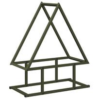 vidaXL Stovas malkoms, 50x25x60 cm, šaltai valcuotas plienas