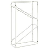 vidaXL Malkų lentyna, baltas, 60x25x100 cm, šaltai valcuotas plienas