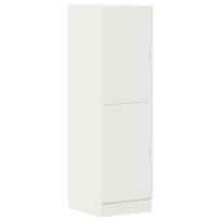 vidaXL Virtuvės spintelė, baltos, 38x41,5x131,5cm, apdirbta mediena