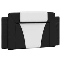 vidaXL Galvūgalio pagalvėlė, Viana, juodas ir baltas, 100cm, dirbtinė oda