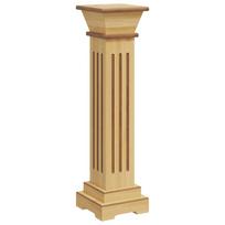 vidaXL Stovas augalams-stačiakampė kolona, medienos, 17x17x66cm, MDF