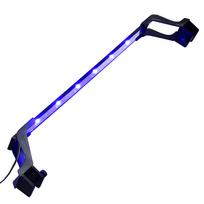 vidaXL LED akvariumo lempa su spaustukais, mėlyna ir balta, 55-70cm