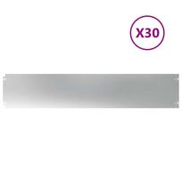 vidaXL Vejos apvadai 30 vnt 20x103 cm Cinkuotas plienas