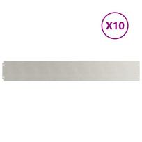 vidaXL Vejos apvadai 10 vnt 15x103 cm Nerūdijantis plienas