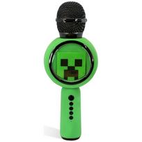 OTL Minecraft Creeper LED karaoke microphone with wireless speaker