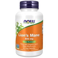Now Foods „Lion's Mane“ ( Hericium Erinaceus ) 500 mg – 60 kapsulių