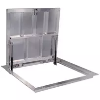 80 × 80 - Grindų liukas po plytele Aliuminis