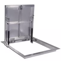 70 × 60P - Grindų liukas po plytele Aliuminis