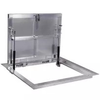 60 × 70P - Grindų liukas po plytele Aliuminis