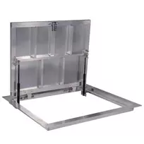 70 × 80P - Grindų liukas po plytele Aliuminis
