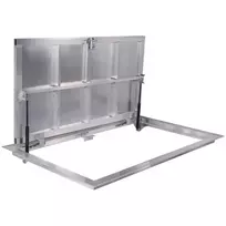 70 × 140P - Grindų liukas po plytele Aliuminis