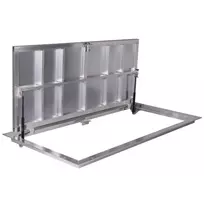 70 × 160P - Grindų liukas po plytele Aliuminis