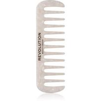 Revolution Haircare Natural Curl Wide Tooth Comb šukos banguotiems ir garbanotiems plaukams atspalvis White 1 vnt.