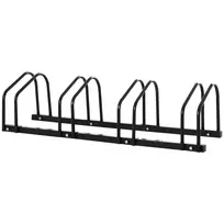 Dviračių stovas Homcom 110x33x27cm., juodos spalvos