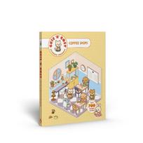 Cute 'n' Cozy Sticker Therapy: Coffee Shops: Over 500 Reusable Stickers!