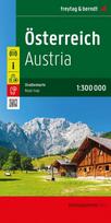 Österreich, Straßenkarte 1:300.000, freytag & berndt: Mit Innenstadtplänen