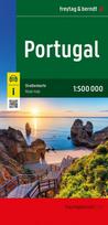 Portugal, Straßenkarte 1:500.000, freytag & berndt