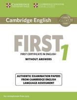 Cambridge English First 1 for updated exam. Students Book without answers