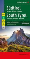 Südtirol, Straßen- und Freizeitkarte 1:150.000, freytag & berndt: Bozen - Brixen - Meran