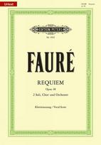 Messe de Requiem d-Moll op. 48: für Soli (Sopran- und Bariton-Solo), Chor und Orchester / Klavierauszug