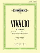 Konzert für Violine, Streicher und Basso continuo a-Moll op. 3 Nr. 6 RV 356: aus "L'estro armonico", Ausgabe für Violine und Klavier