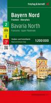 Bayern Nord, Straßen- und Freizeitkarte 1:200.000, freytag & berndt: Franken - Oberpfalz