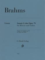 Johannes Brahms - Violinsonate G-dur op. 78: Besetzung: Violine und Klavier