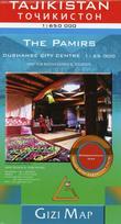 Tajikistan Geographical Map 1 : 650 000: The Pamirs. Dushanbe City Centre 1 : 25 000