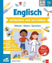 QUID+ Englisch entdecken und verstehen: Rätseln, Malen, Sprechen. für Kinder von 3-6 Jahren mit Eltern-Guide