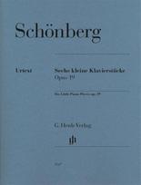 Arnold Schönberg - Sechs kleine Klavierstücke op. 19: Besetzung: Klavier zu zwei Händen
