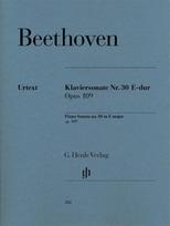 Beethoven, Ludwig van - Klaviersonate Nr. 30 E-dur op. 109: Instrumentation: Piano solo