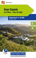 Kümmerly+Frey Outdoorkarte Gran Canaria 1:50.000: Mit Las Palmas, Playa del Inglés. Touren für Wanderer, Biker und mehr! Wetterfest und leicht lesbar