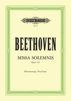 Missa solemnis D-Dur op. 123: für 4 Solostimmen, Chor und Orchester / Klavierauszug