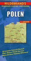 Polen 1 : 600 000. Hildebrands Urlaubskarte LZ bis 2020: Mit Stadtplänen Warschau und Danzig, Karten Grossraum Kattowitz und Karpaten. Verzeichnis der Orte und Sehenswürdigkeiten. Entfernungstabelle. Reiseinformationen