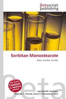 Sorbitan Monostearate: Ester, Sorbitan, Sorbitol