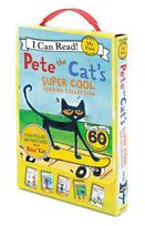 Pete the Cats Super Cool Reading Collection: A Box of 5 I Can Read Favorites for Beginner Readers