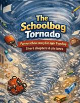 The Schoolbag Tornado: Funny school story for ages 8 and up | Short chapters & pictures