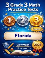 3 Florida FAST Grade 3 Math Practice Tests: Full-Length Test Prep with Detailed Answer Explanations