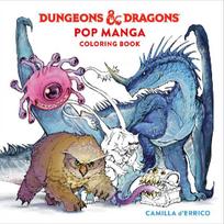 Dungeons & Dragons Pop Manga Coloring Book