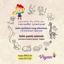 Solin paints animals  and learns Kudisch (Sorani) - English: Solîn ajellekan reng dekatewe  û fêrî Kurdî (Soranî) - Îngîlîzî debêt