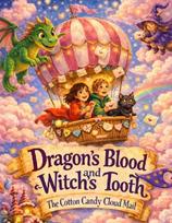 Dragon's Blood and Witch's Tooth: The Cotton Candy Cloud Mail - A magical adventure for children aged 8 and up