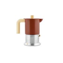 Alessi Vite moka kavinukas 3 puodeliams - rudas