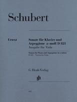Schubert, Franz - Arpeggionesonate a-moll D 821: Instrumentation: Viola and Piano